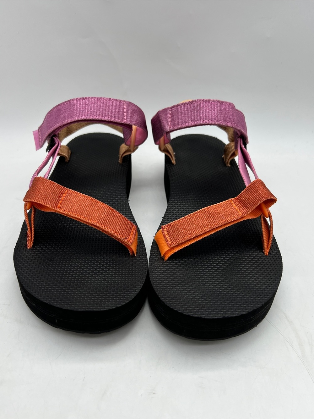 Teva Midform Universal Women’s Size 10 Pink Orange Multi Platform Sandals - Picture 2 of 9